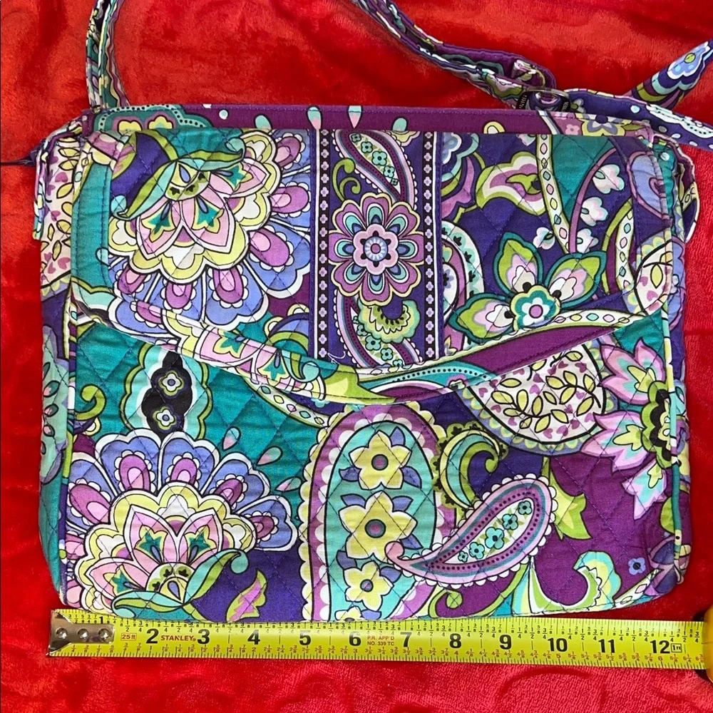 Vera Bradley Purple and Blue Laptop Bag - Picture 9 of 13